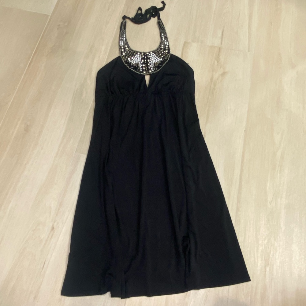 Black Halter Dress